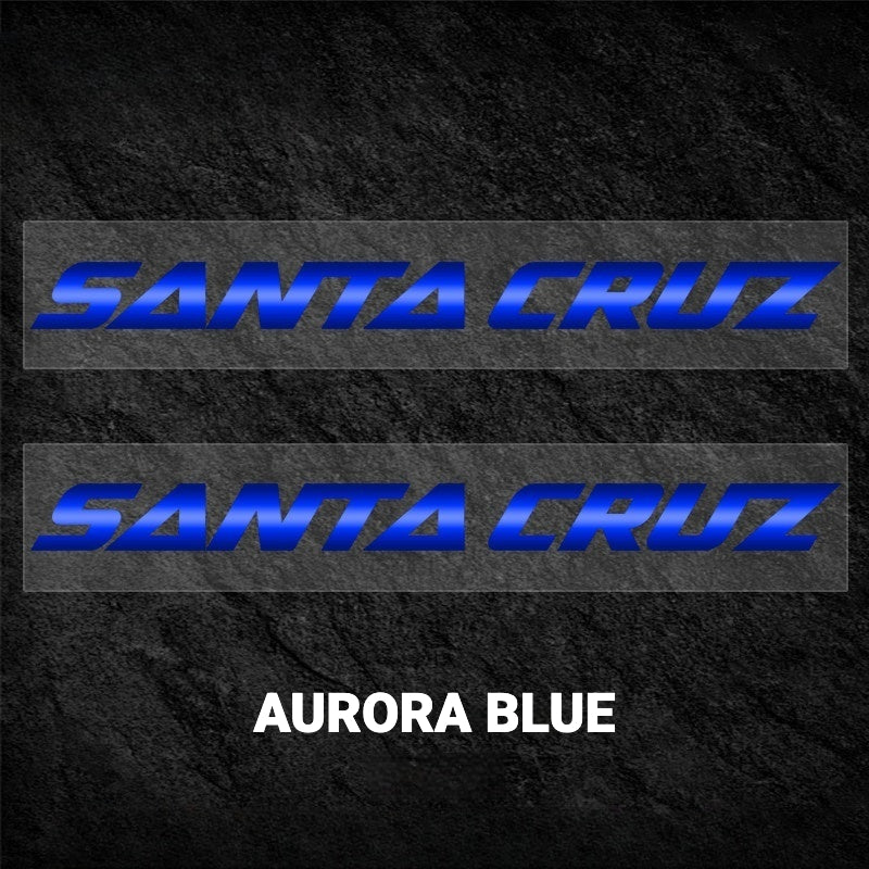 SANTA CRUZ Blur 4 Frame Logo Decal Kit | Custom Color Change MTB Sticker