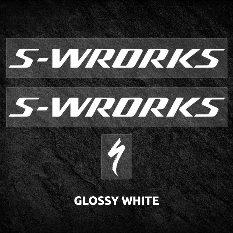 Kit de Adesivos Decal para Capacete S-Works Prevail 3 - Mudança de Cor do Logo da Equipe Specialized Quick-Step