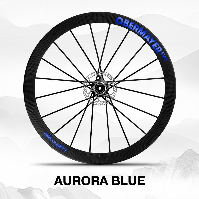 Lightweight Obermayer EVO Wheel Decal Sticker Kit – Logo Cover & Color Change