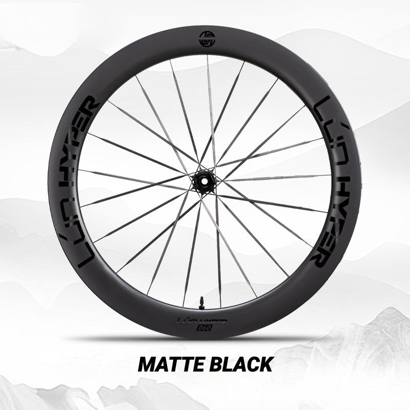 Autocollants Logo Infinity pour Roues Lún HYPER 5 D60 Gen 5 | Autocollants de Jante Imperméables (Jeu Complet pour Deux Roues + Autocollants de Rechange Inclus)