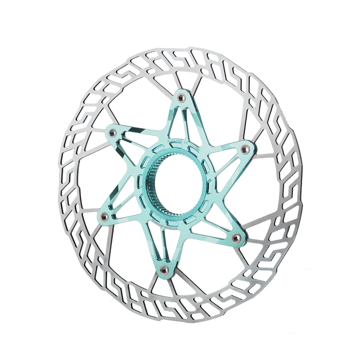 Chaser G2 Rotor de Freio a Disco Ultralight Center Lock 140/160mm | 7075 CNC + SUS420 | Atualização com Rebites de Titânio