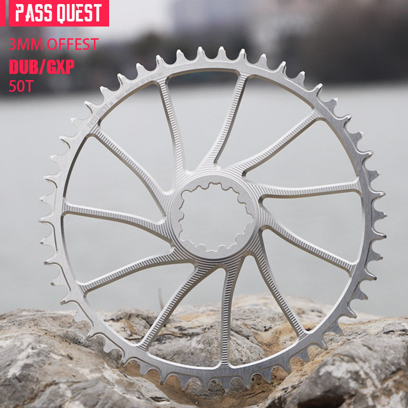 PASS QUEST 3-Bolt Direct Mount Chainring | 3mm Offset 40T–54T Narrow Wide Gravel / Road Bike