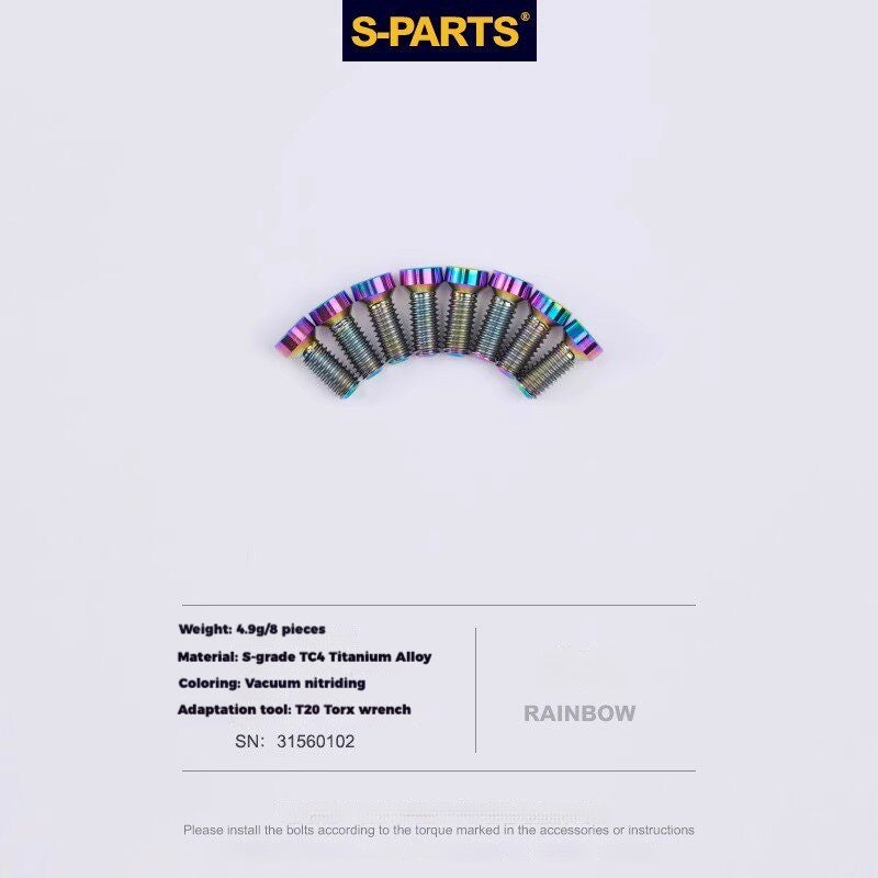 S-PARTS Titanium Drivetrain Hardware – SRAM RED AXS E1 Compatible Upgrade Kit