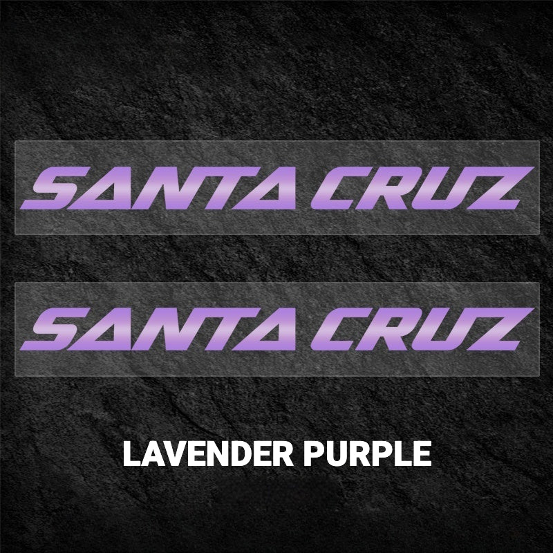 SANTA CRUZ Blur 4 Frame Logo Decal Kit | Custom Color Change MTB Sticker