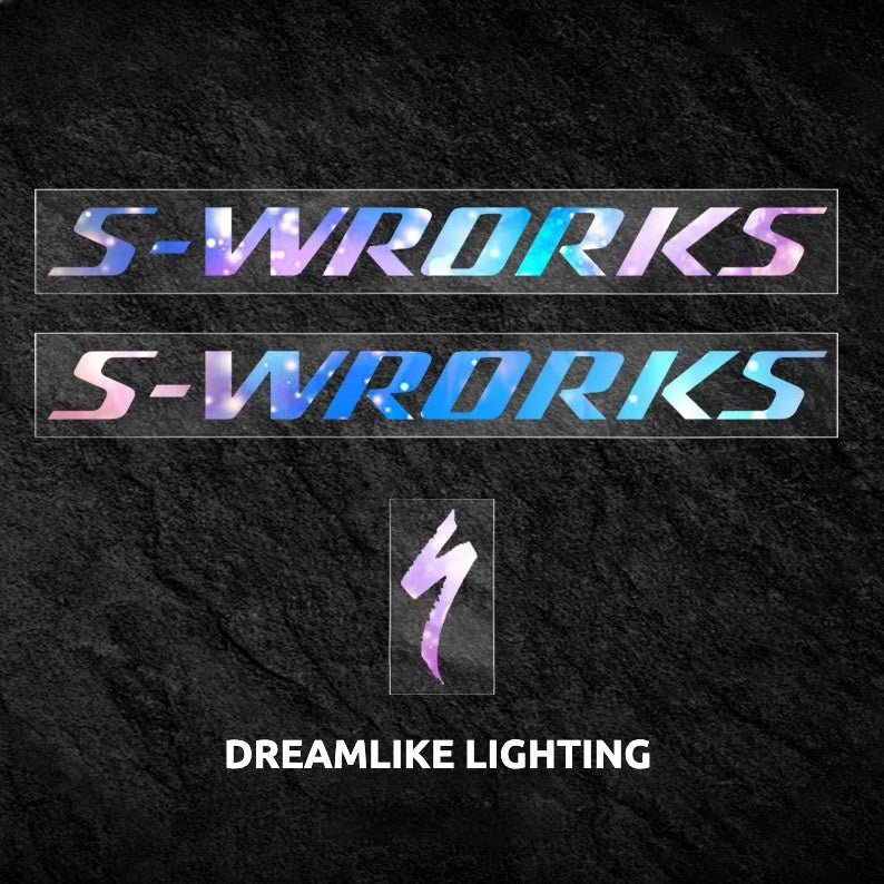 Autocollant de décalcomanie personnalisé pour cadre S-Works SL7 | Autocollant personnalisé imperméable pour cadre de vélo de route