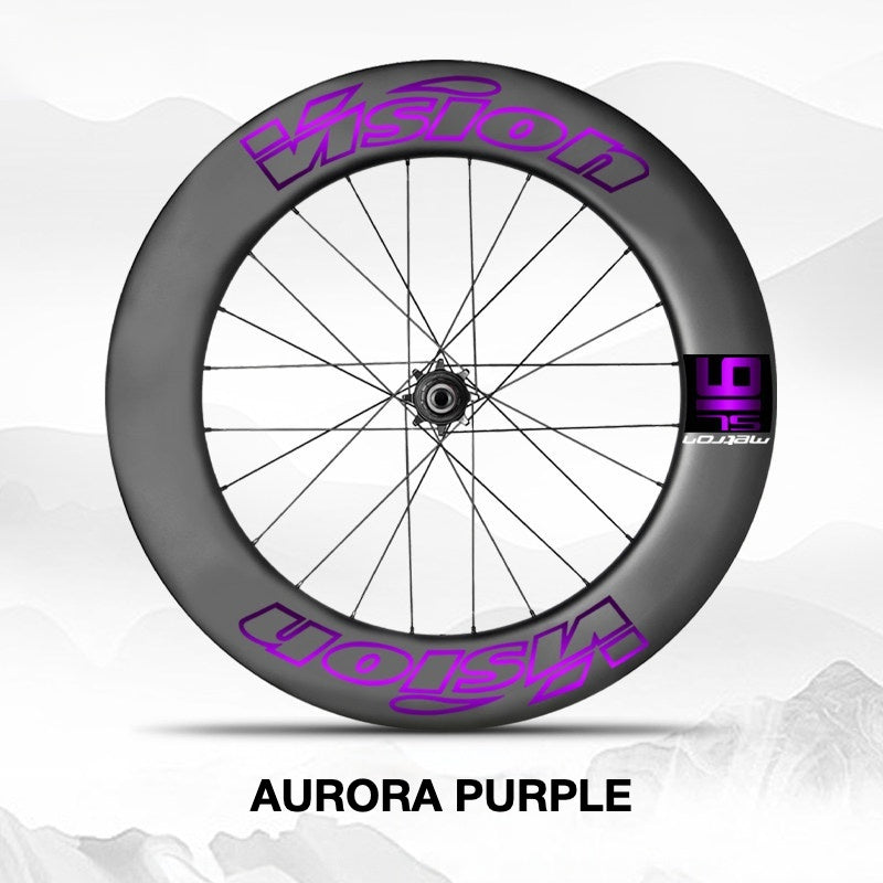 VISION METRON SL91 Single Wheel Decal Kit | Aero Carbon Rim Graphics