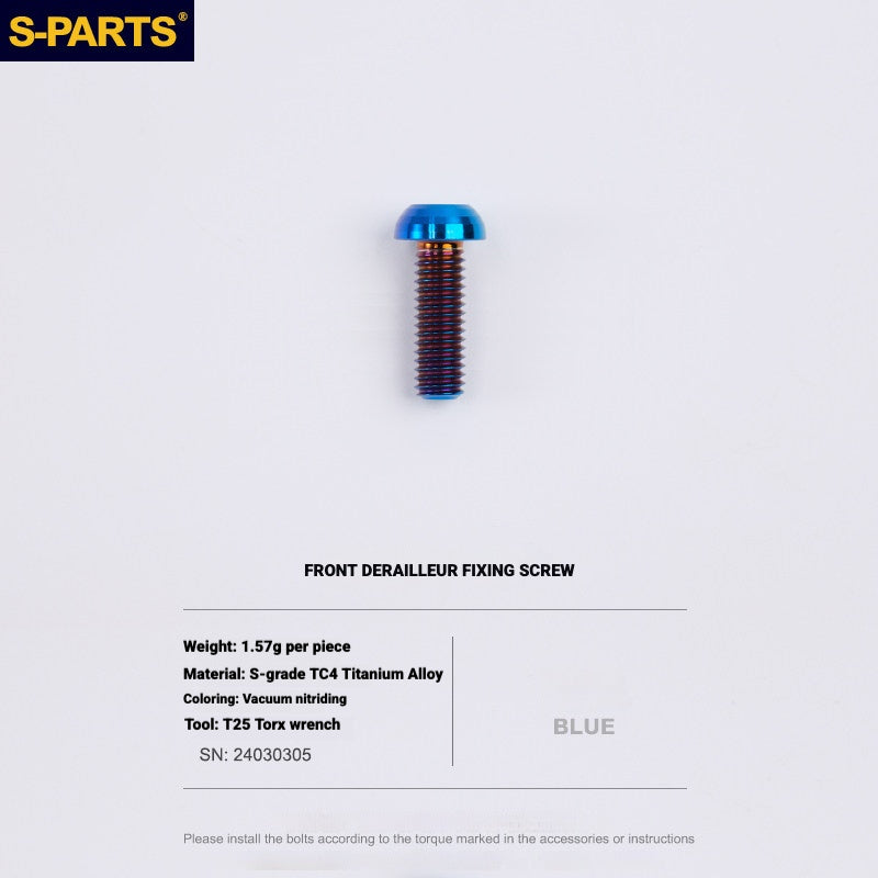 S-PARTS Titanium Drivetrain Bolt Kit for MAGENE QED Electronic Groupset