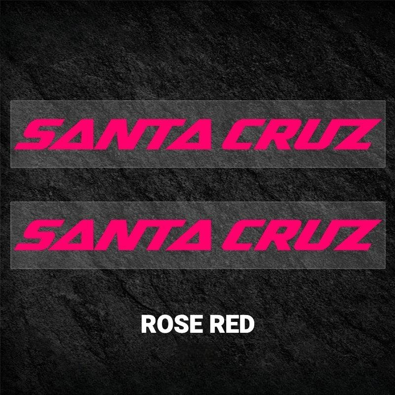 SANTA CRUZ Blur 4 Frame Logo Decal Kit | Custom Color Change MTB Sticker