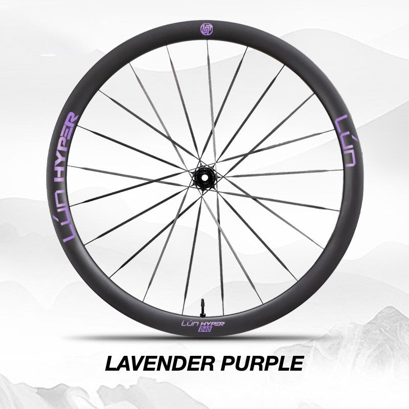 Autocollants Logo Infinity pour Roues Lún HYPER 5 D40 Gen 5 | Autocollants de Jante Imperméables (Jeu Complet pour Deux Roues + Autocollants de Rechange Inclus)
