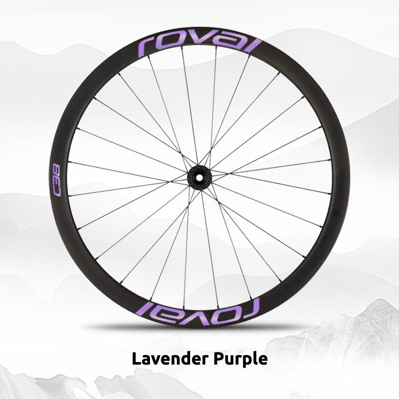 Roval C38 DISC Wheel Decals Sticker Kit for Specialized Roval Carbon Wheels