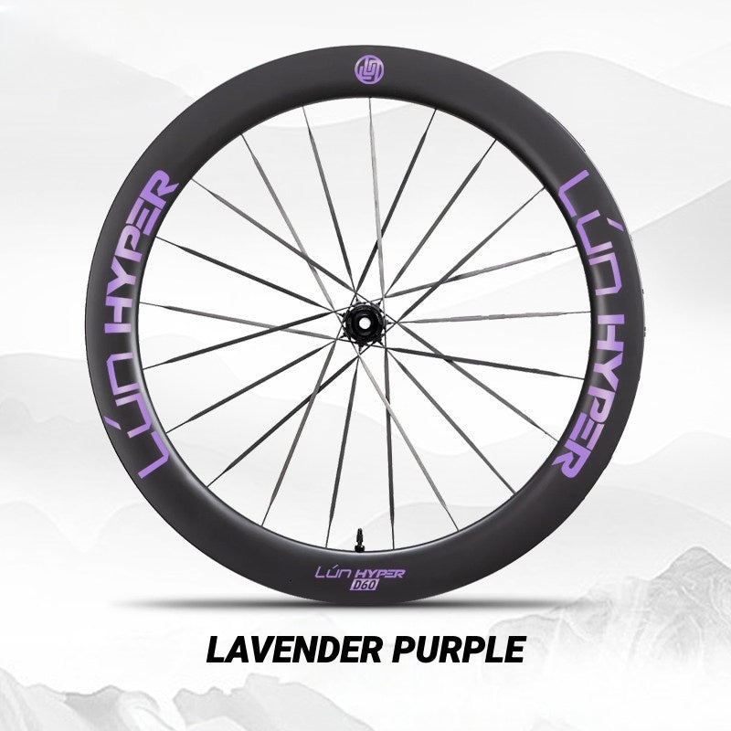 Autocollants Logo Infinity pour Roues Lún HYPER 5 D60 Gen 5 | Autocollants de Jante Imperméables (Jeu Complet pour Deux Roues + Autocollants de Rechange Inclus)
