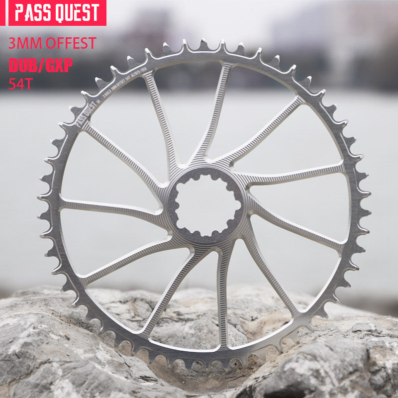 PASS QUEST 3-Bolt Direct Mount Chainring | 3mm Offset 40T–54T Narrow Wide Gravel / Road Bike