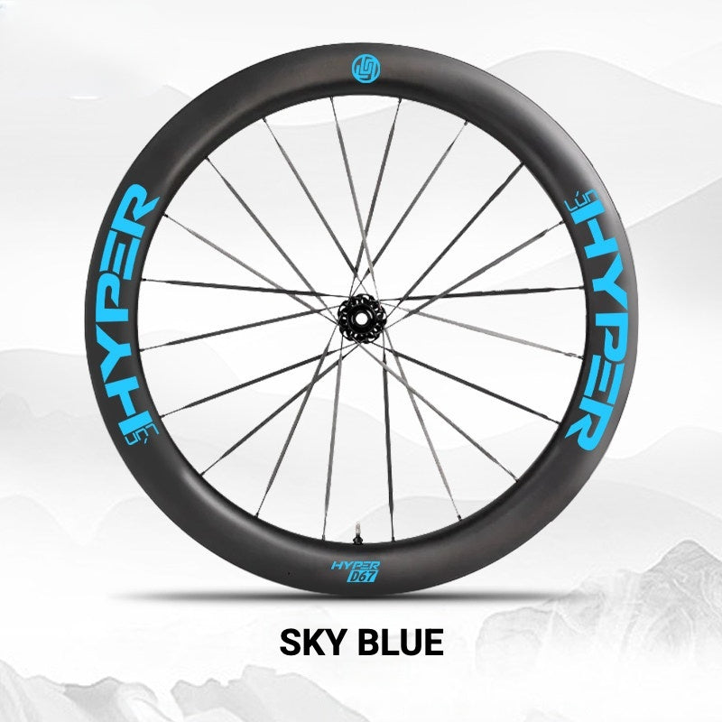 Infinity Logo Decals for Lún HYPER 3 D67 Gen 3 Wheelset | Waterproof Rim Overlay Stickers（Complete Decal Set for Two Wheels + Spare Decals Included）