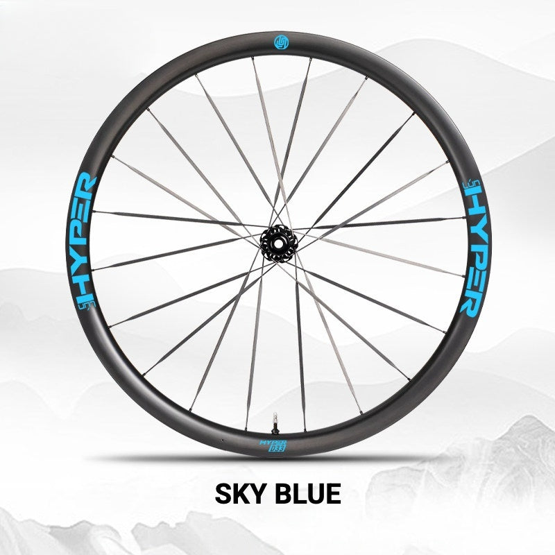 Infinity Logo Decals for Lún HYPER 3 D33 Gen 3 Wheelset | Waterproof Rim Overlay Stickers（Complete Decal Set for Two Wheels + Spare Decals Included）