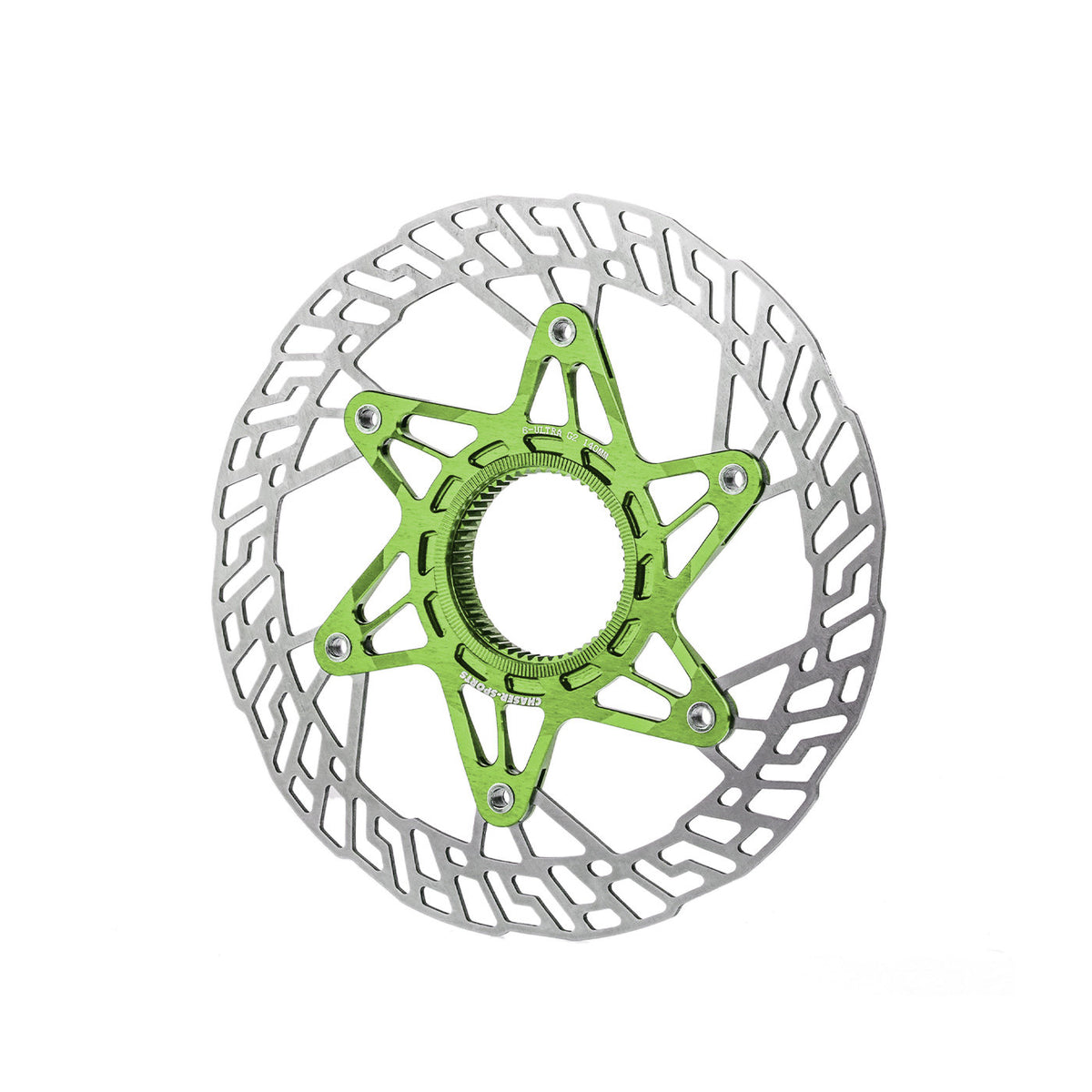 Chaser G2 Rotor de Freio a Disco Ultralight Center Lock 140/160mm | 7075 CNC + SUS420 | Atualização com Rebites de Titânio