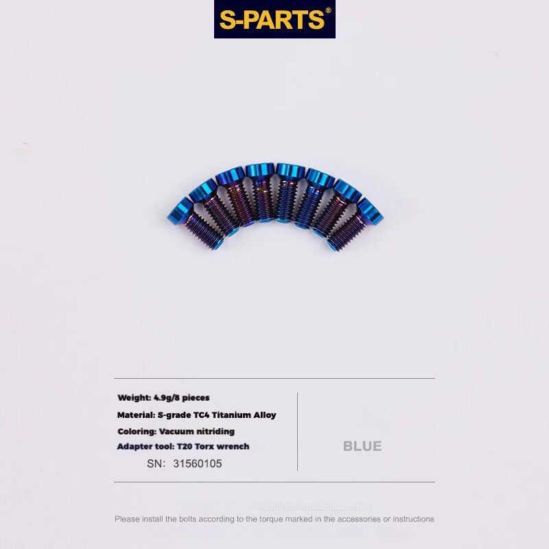 S-PARTS Titanium Drivetrain Hardware – SRAM RED AXS E1 Compatible Upgrade Kit