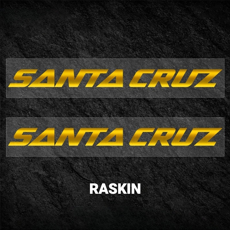 SANTA CRUZ Blur 4 Frame Logo Decal Kit | Custom Color Change MTB Sticker