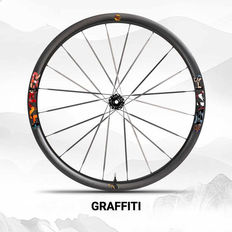 Infinity Logo Decals for Lún HYPER 3 D33 Gen 3 Wheelset | Waterproof Rim Overlay Stickers（Complete Decal Set for Two Wheels + Spare Decals Included）