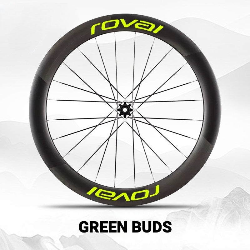 Roval Rapide CL III Wheel Decals | Custom Carbon Wheel Logo Color Change Stickers