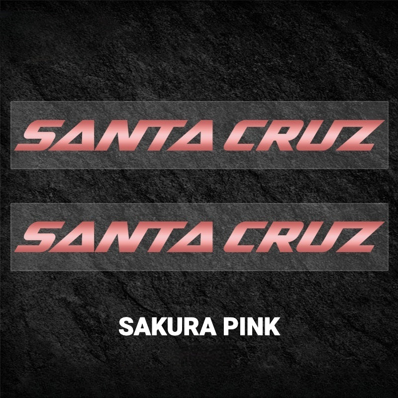 SANTA CRUZ Blur 4 Frame Logo Decal Kit | Custom Color Change MTB Sticker