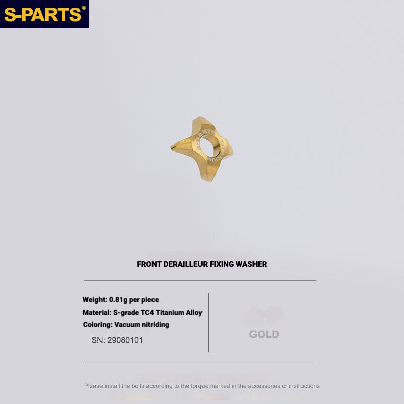 S-PARTS Titanium Drivetrain Bolt Kit for MAGENE QED Electronic Groupset