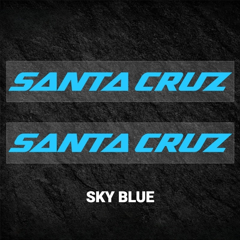 SANTA CRUZ Blur 4 Frame Logo Decal Kit | Custom Color Change MTB Sticker