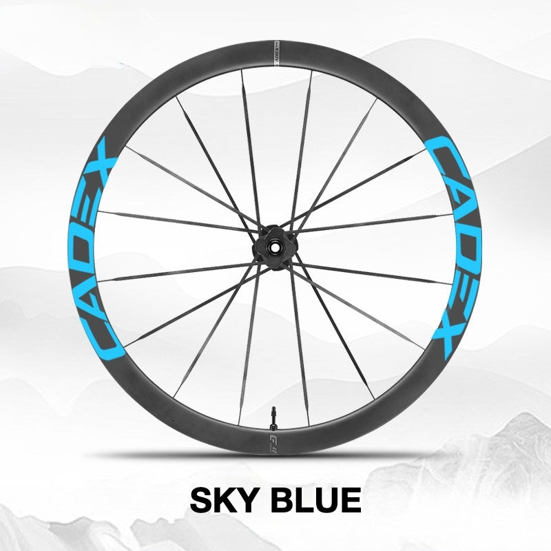 Cadex 36 Disc Wheel Decal Sticker Kit – Premium Logo Cover & Color Change