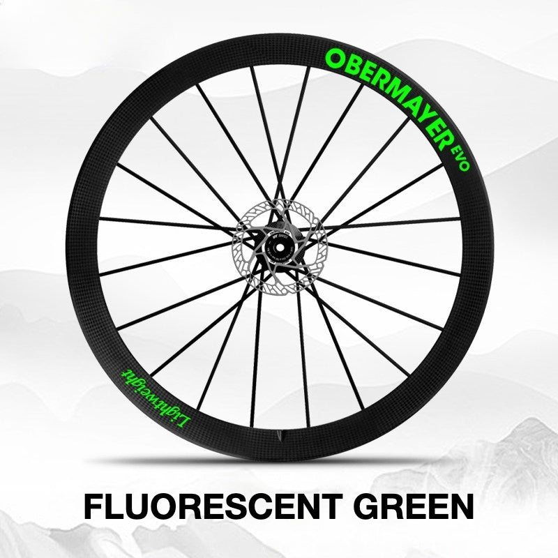 Lightweight Obermayer EVO Wheel Decal Sticker Kit – Logo Cover & Color Change