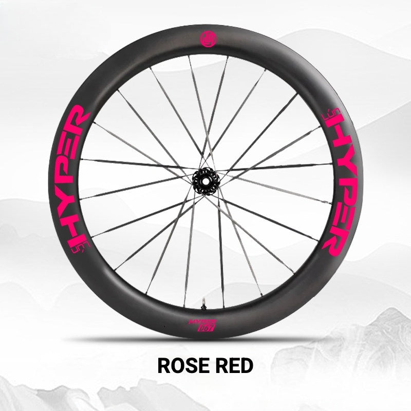 Infinity Logo Decals for Lún HYPER 3 D67 Gen 3 Wheelset | Waterproof Rim Overlay Stickers（Complete Decal Set for Two Wheels + Spare Decals Included）
