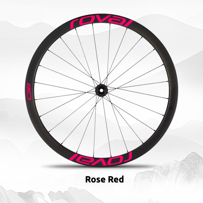 Roval C38 DISC Wheel Decals Sticker Kit for Specialized Roval Carbon Wheels