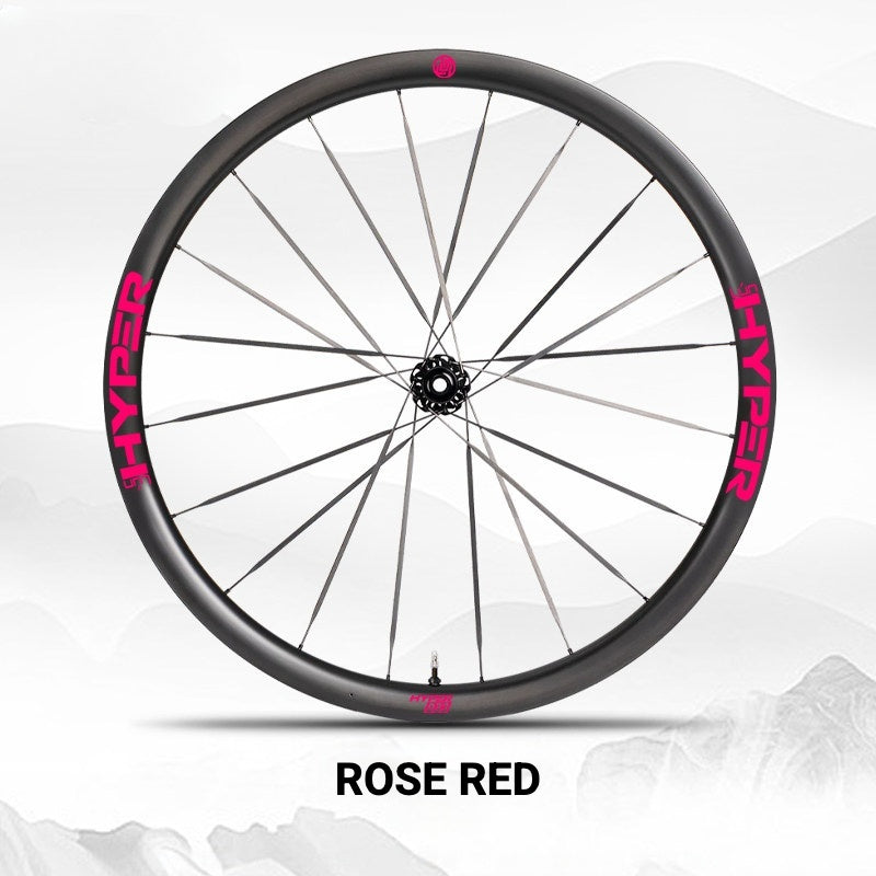Infinity Logo Decals for Lún HYPER 3 D33 Gen 3 Wheelset | Waterproof Rim Overlay Stickers（Complete Decal Set for Two Wheels + Spare Decals Included）