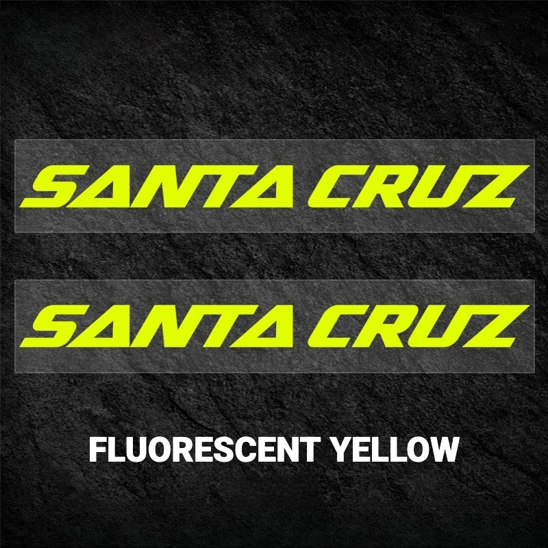 SANTA CRUZ Blur 4 Frame Logo Decal Kit | Custom Color Change MTB Sticker