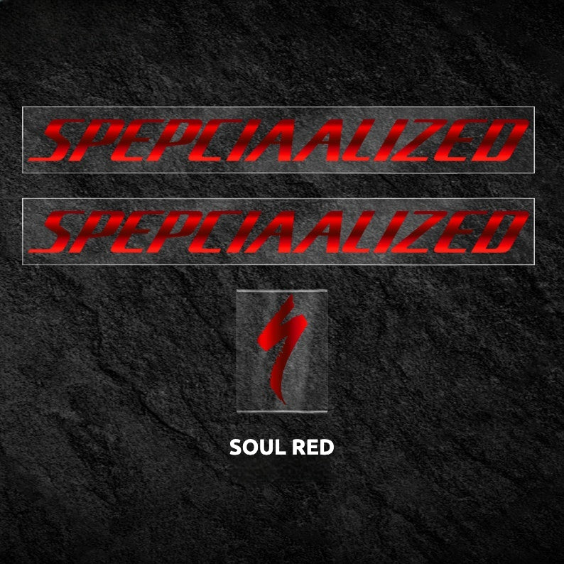 Specialized Aethos Frame Logo Cover Decal Sticker | Waterproof Custom Lightweight Road Bike Frame Decal