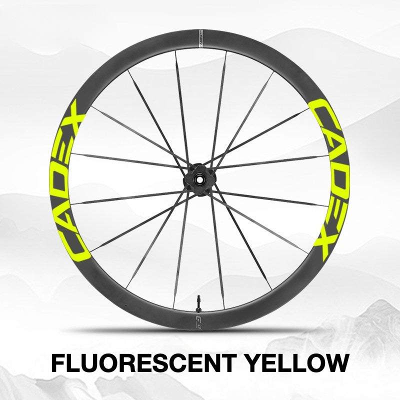 Cadex 36 Disc Wheel Decal Sticker Kit – Premium Logo Cover & Color Change
