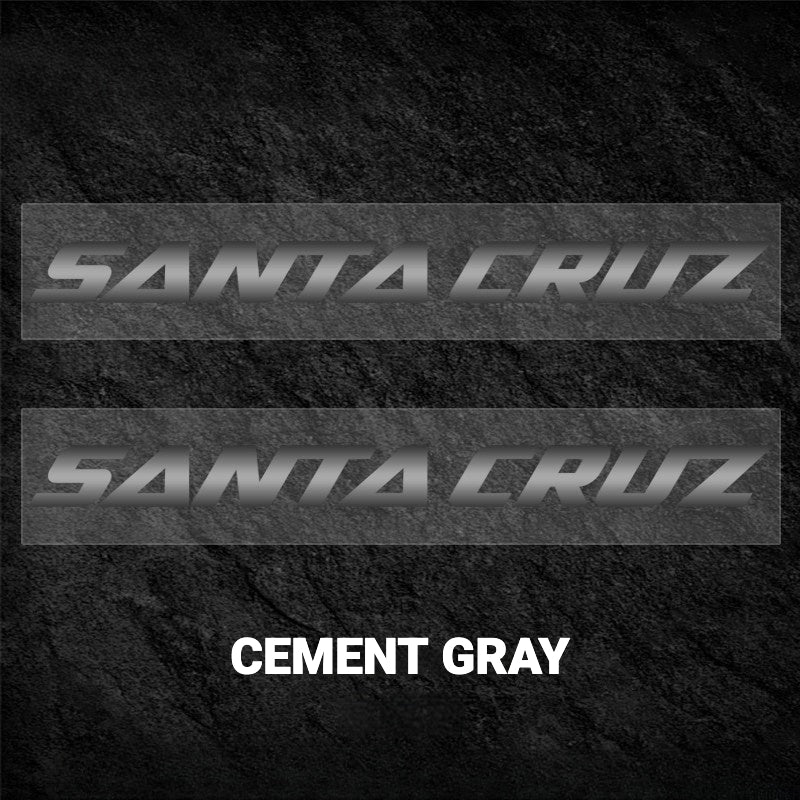 SANTA CRUZ Blur 4 Frame Logo Decal Kit | Custom Color Change MTB Sticker