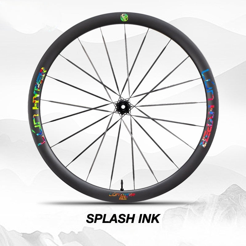 Autocollants Logo Infinity pour Roues Lún HYPER 5 D40 Gen 5 | Autocollants de Jante Imperméables (Jeu Complet pour Deux Roues + Autocollants de Rechange Inclus)