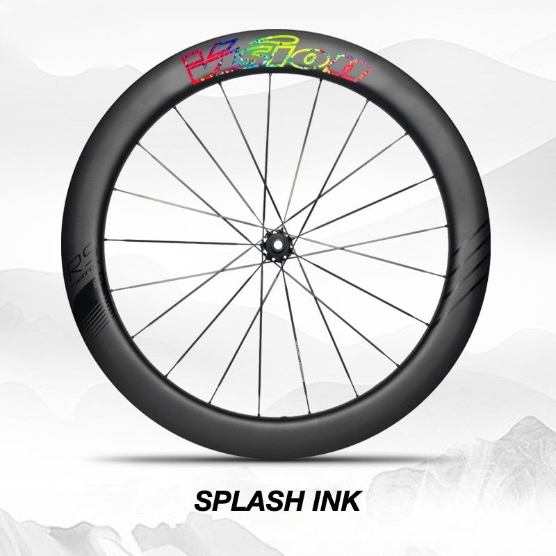 Custom Decal Kit for VISION METRON 60 RS Wheels | Road Bike Carbon Wheel Rim Wrap Stickers(Complete Wheelset Decal Kit + Spare Set)