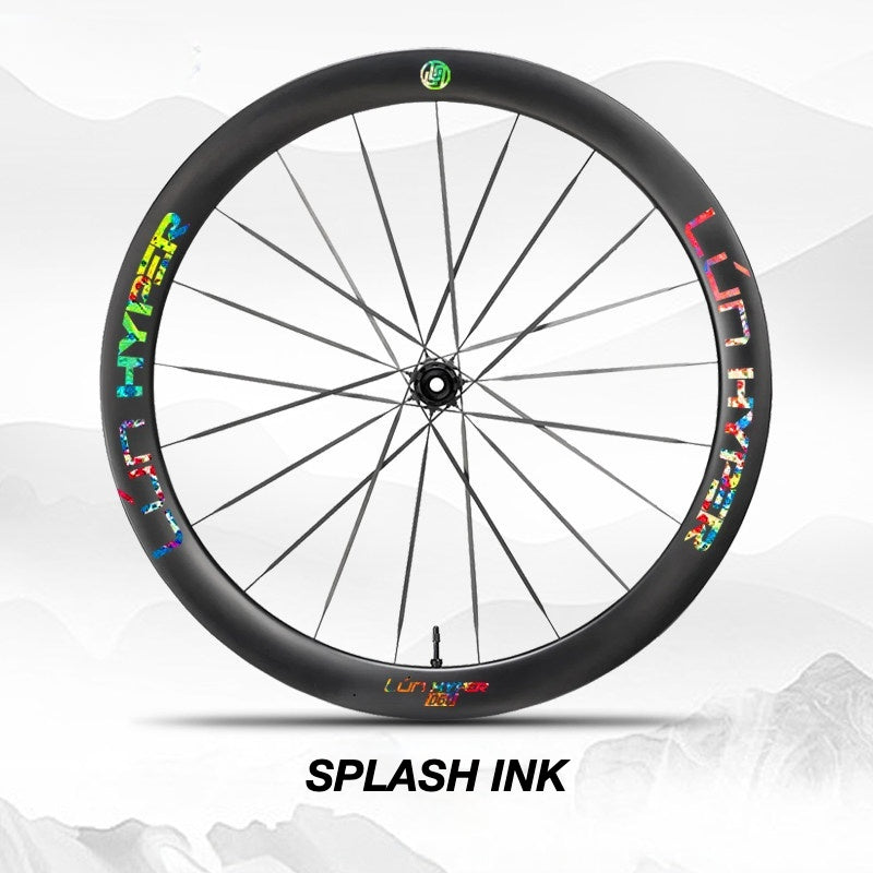 Autocollants Logo Infinity pour Roues Lún HYPER 5 D50 Gen 5 | Stickers Jante Étanche (Jeu Complet pour Deux Roues + Stickers de Rechange Inclus)