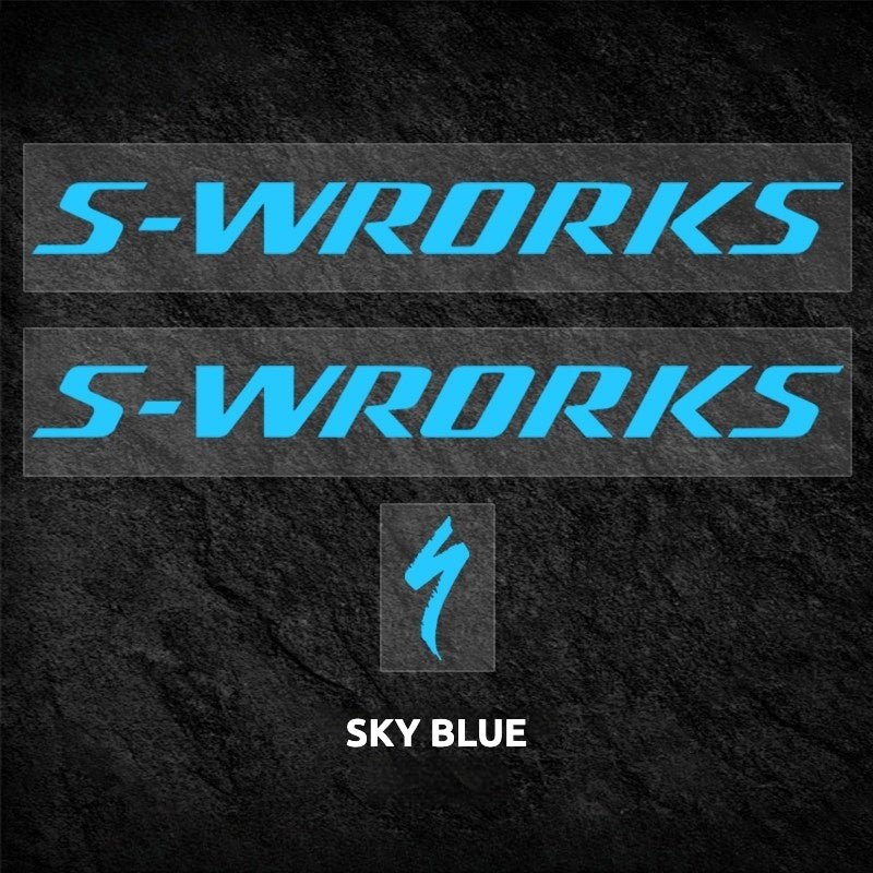 Autocollant de décalcomanie personnalisé pour cadre S-Works SL7 | Autocollant personnalisé imperméable pour cadre de vélo de route