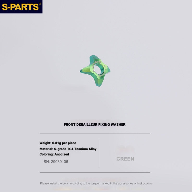 S-PARTS Titanium Drivetrain Bolt Kit for MAGENE QED Electronic Groupset