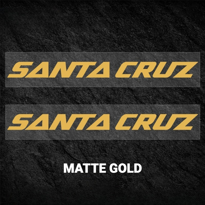 SANTA CRUZ Blur 4 Frame Logo Decal Kit | Custom Color Change MTB Sticker