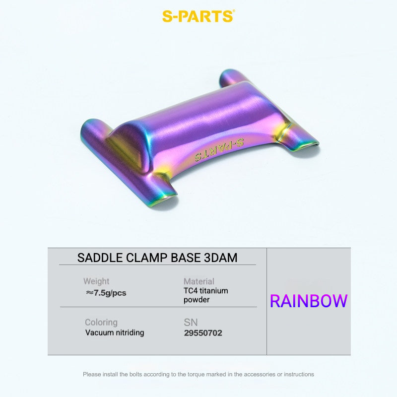 Kit de Yoke para Abraçadeira de Selim em Titânio S-PARTS para Cannondale SystemSix Gen 5 | Upgrade de Canote Leve Impresso em 3D