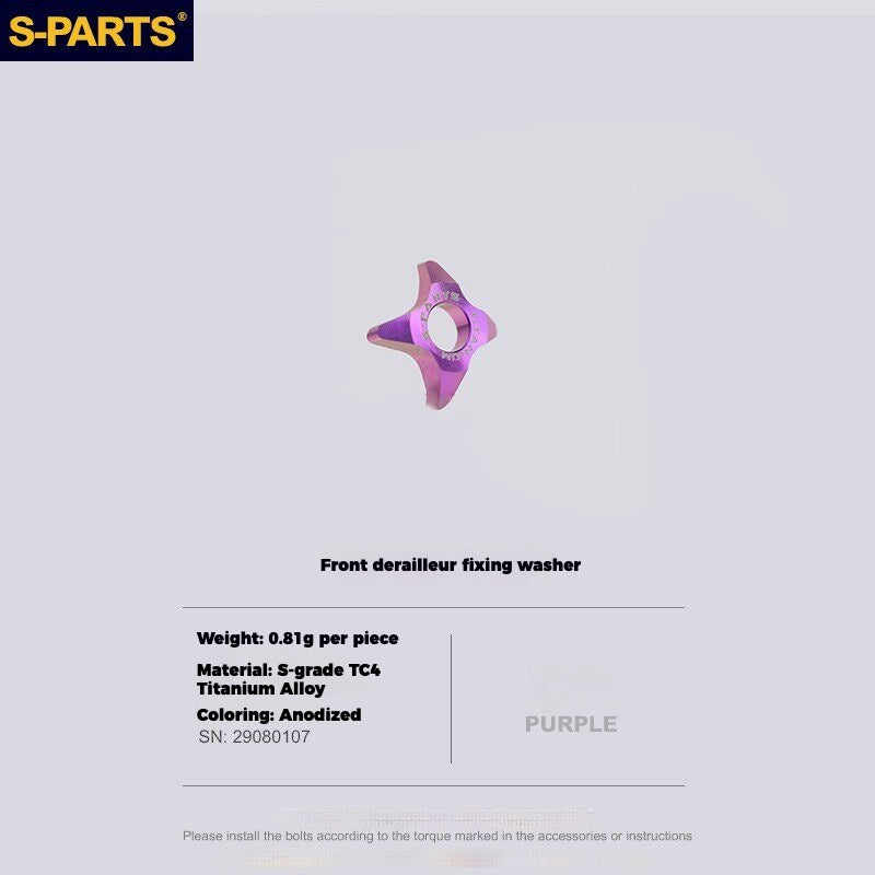 S-PARTS Titanium Drivetrain Hardware – SRAM RED AXS E1 Compatible Upgrade Kit