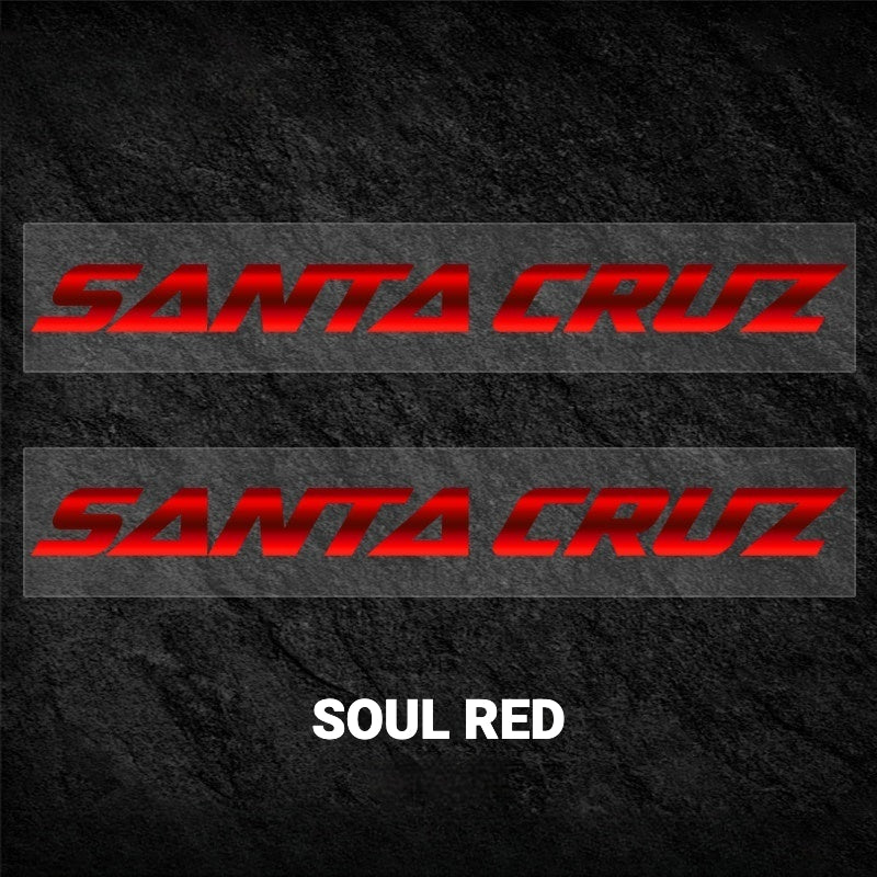 SANTA CRUZ Blur 4 Frame Logo Decal Kit | Custom Color Change MTB Sticker