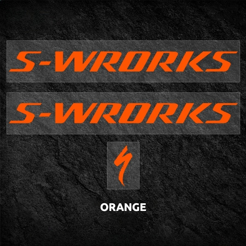 Autocollant de décalcomanie personnalisé pour cadre S-Works SL7 | Autocollant personnalisé imperméable pour cadre de vélo de route