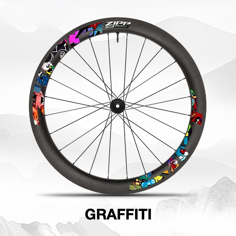 2025 ZIPP 303 XPLR SW Wheel Decal Sticker Kit – Reflective Waterproof Gravel Rim Graphics