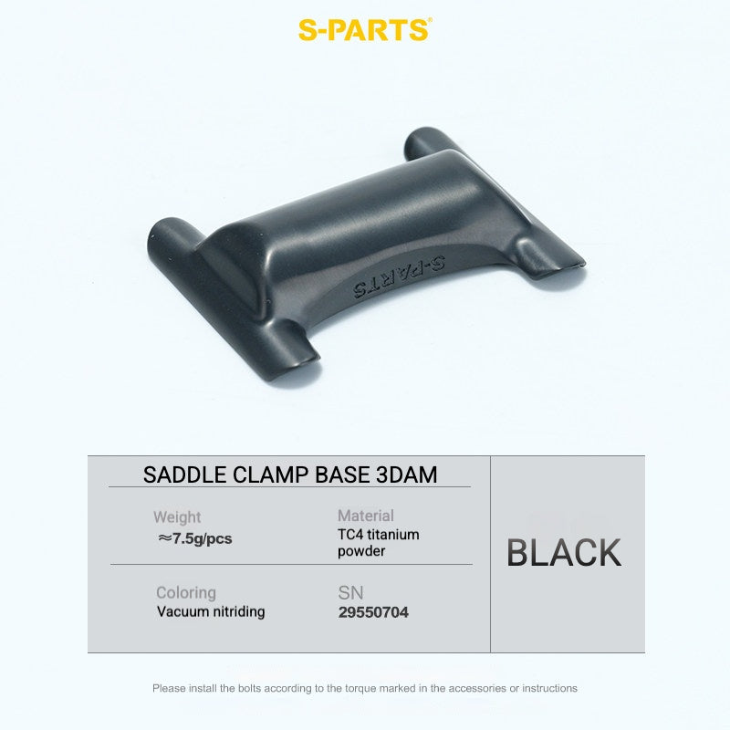 Kit de Yoke para Abraçadeira de Selim em Titânio S-PARTS para Cannondale SystemSix Gen 5 | Upgrade de Canote Leve Impresso em 3D