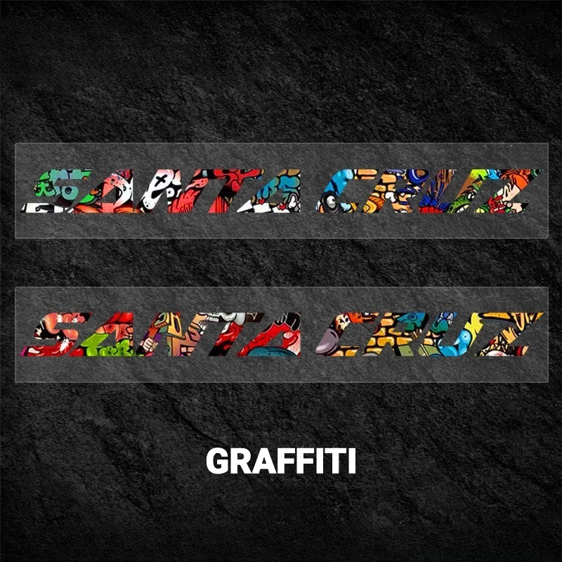 SANTA CRUZ Blur 4 Frame Logo Decal Kit | Custom Color Change MTB Sticker