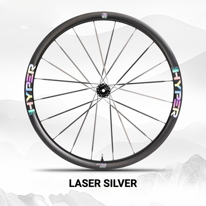 Infinity Logo Decals for Lún HYPER 3 D33 Gen 3 Wheelset | Waterproof Rim Overlay Stickers（Complete Decal Set for Two Wheels + Spare Decals Included）