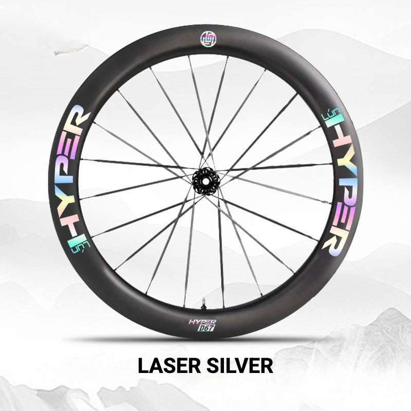 Infinity Logo Decals for Lún HYPER 3 D67 Gen 3 Wheelset | Waterproof Rim Overlay Stickers（Complete Decal Set for Two Wheels + Spare Decals Included）